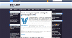 Desktop Screenshot of etdot.com